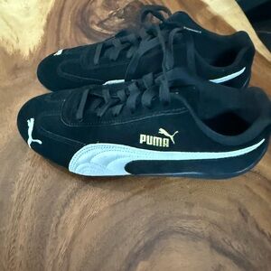 Puma Black and White Men's Shoes Speedcat OG